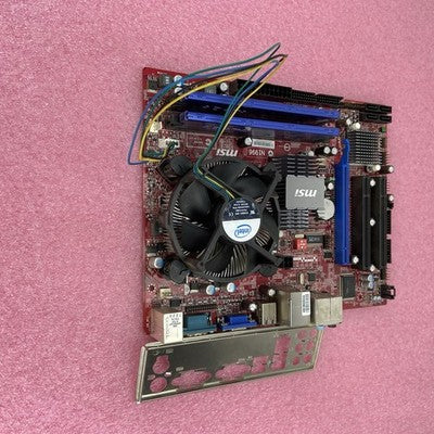 MicroStar MS-7529 Motherboard Intel Celeron E3400 2.6GHz 4GB RAM w/IO Shield
