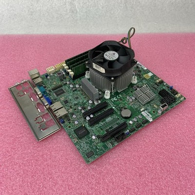 Supermicro X9SCL Motherboard Intel Xeon E3-1220 3.1GHz 8GB RAM w/IO Shield
