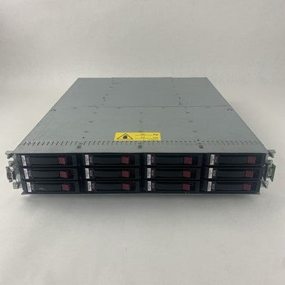 HP StorageWorks MSA2000 Array 2x AJ751A Controller 2x PSU 12x Caddies No HDDs