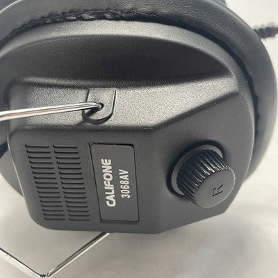 Califone 3068AV 3.5mm Plug Black Switchable Stereo Lot of 4