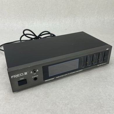 FRED F.R.E.D III Recoton DBX Amplified Entertainment MTS Decoder Stereo Amp V624
