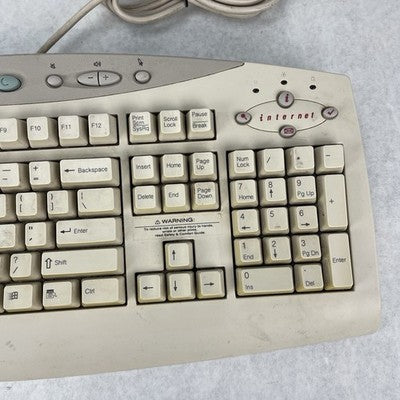 Compaq Presario Wired Multimedia Keyboard SK-2700 Beige PS/2