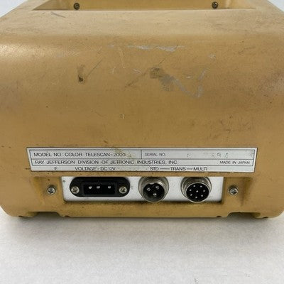 Ray Jefferson Color TeleScan 2000 Fish Depth Finder Untested