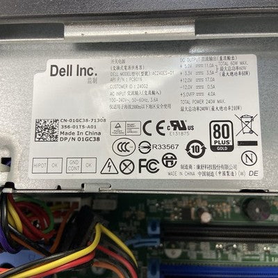 Dell Optiplex 7010 SFF Intel Core i5-3475s 2.9GHz 4GB RAM No HDD No OS