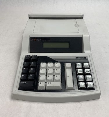 Maverick International MX-600 MICR X-6 Check Encoder - Tested No Ribbon