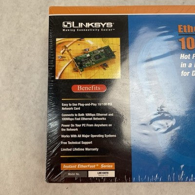 Linksys EtherFast® LNE100TX (745883549382) Network Adapter Lot of 4