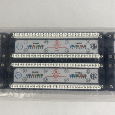 48 Port Cat 6 patch Panel Open Box Sealed Panel