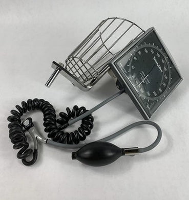 Welch Allyn CE0297 Sphygmomanometer Dark Grey With Basket and Pressure Regulator