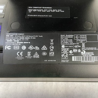 HP ProOne 400 G1 AIO Intel Core i5-4590T 2GHz 8GB RAM No HDD\OS\AC