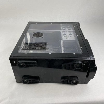 Vintage Ultra Chieftec Dragon Clone ATX Tower Computer Case Gloss Black Window