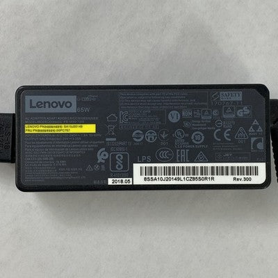 Lenovo PA-1650-72IS 65W 20V Yellow Square Tip Charger AC Adapter (Lot of 10)