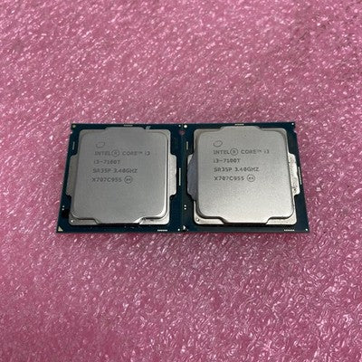 Lot of 2 Intel Core i3-7100T SR35P 3.4GHz Desktop CPU