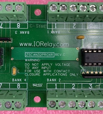 IO Relay ZSCAN32PROXR Rev. C Board