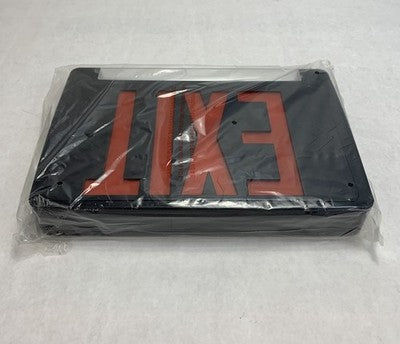 Light Pipe Combination Exit/Emergency Lighting Red LED Sign