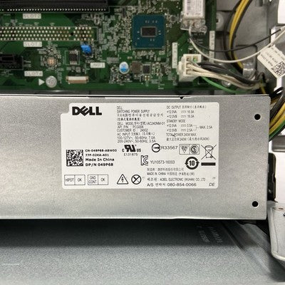 Dell Inspiron 3668 DT Intel Core i3-7100 3.9GHz 8GB RAM No HDD No OS