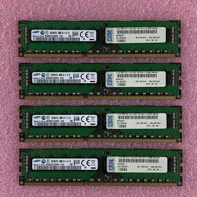 Samsung M393B1G73BH0-YH9 8 GB 2RX8 PC3L 2Rx8 Server Ram Lot of 4x 32 GB Total
