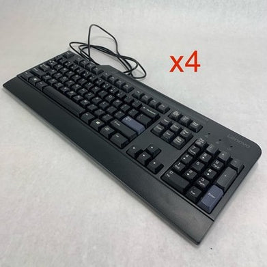 Lenovo KU-0225 Keyboard SD50K28575 Lot of 4