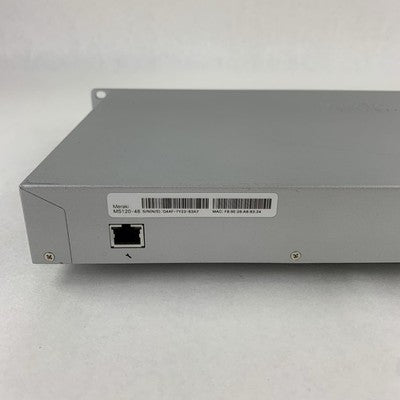Cisco Meraki MS120-48 48-Port Gigabit Ethernet Switch Tested Reset