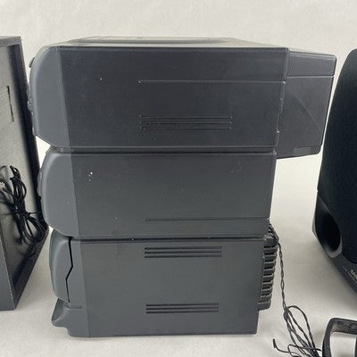 Sanyo AWM-170u Radio CD Player/ Dual Cassette Decks. AWM-170OU Tested No Remote