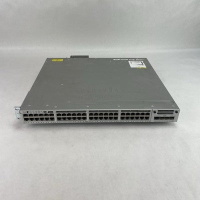 Cisco WS-C3850-48F-S 3850 1x PSU 48 1GE RJ-45 PoE Ports V07 Tested and Reset