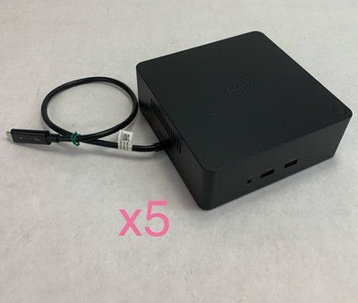 Dell TB18DC K16A001 Thunderbolt Docking Station w/ Single Port Cord (Lot of 5)