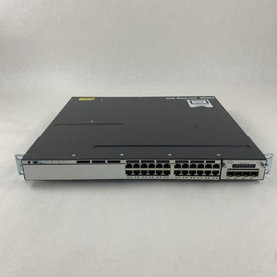 Cisco WS-C3750X-24T-S V02 24-Port Gigabit Ethernet Switch Tested Reset