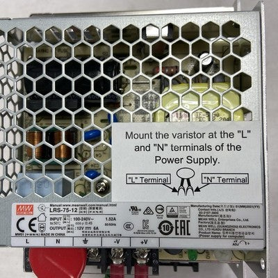 Mean Well RD-65B | LRS-75-12 Dual Output Switching Supplies - 2 (TWO) PSU Bundle