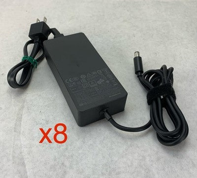 Microsoft 1749 15V 6A 90W AC Adapter For Surface Dock (Lot of 8)
