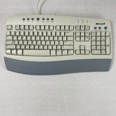 Microsoft RT9443 Internet Keyboard White Untested