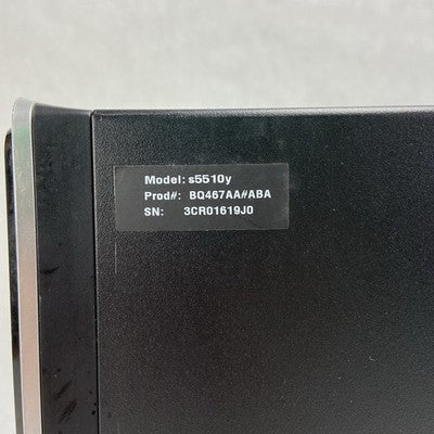 HP Pavilion s5510y SFF AMD Athlon II x2 240 2.8 GHz 3 GB RAM No HDD No OS