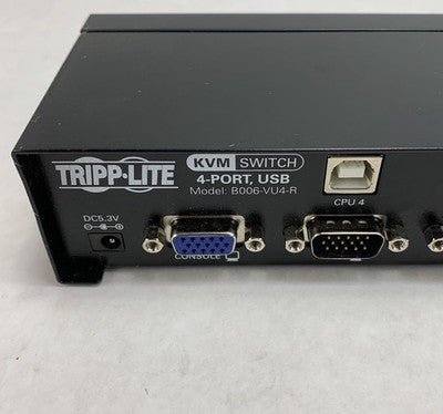 Tripp-Lite B006-VU4-R 4-Port USB KVM Switch