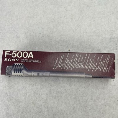 Sony Model F-500/ 500A/ 500S Dynamic Microphone Service Manual