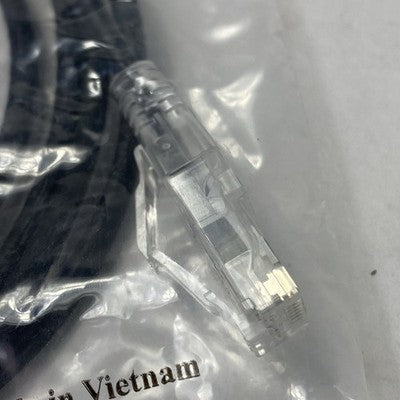 Slim 28AWG UTP Cat6 Patch Cord 6ft Black (Lot of 10)