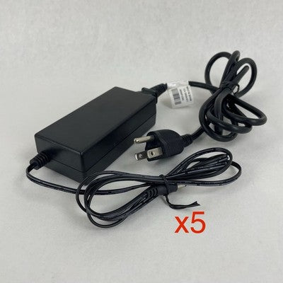 Elementech A140-1120300 DC 3A 2.1mm AC Adapter Power Supply Lot of Five