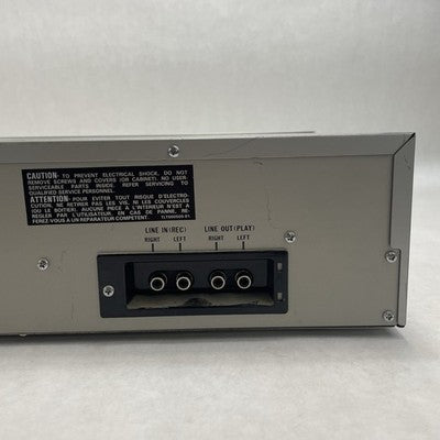 JVC KD-D20J Stereo Cassette Deck Tested For Parts