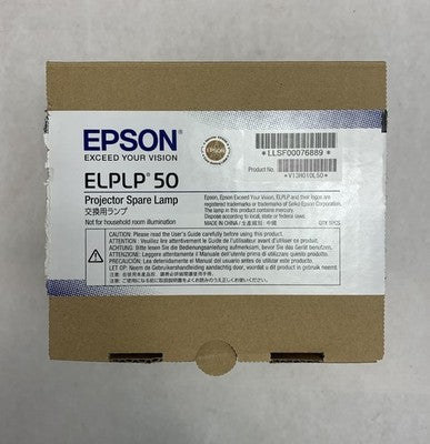 Epson ELPLP 50 OEM Projector Spare Lamp - New Open Box