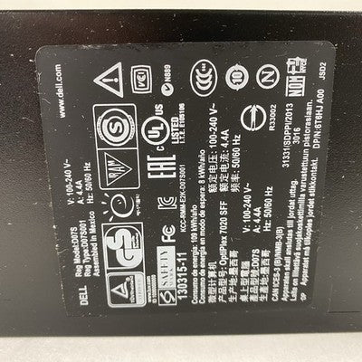 Dell OptiPlex 7020 SFF Intel Core i5-4590 3.3GHz 1x4GB RAM No HDD No OS