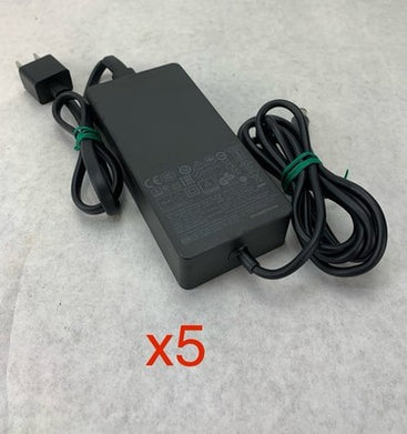 Microsoft 1749 15V 6A 90W AC Adapter For Surface Dock (Lot of 5)