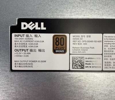 Dell D250E-S0 250W Switching Power Supply