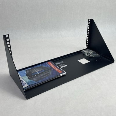 Tripp Lite SRWALLBRKT4U Wall-Mount Rack Bracket Cold-Rolled Steel, Black