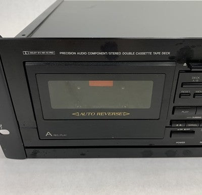 Denon DN-770R Stereo Double Casette Tape Deck - Parts or Repair
