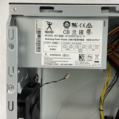 In Win Z589 Black MicroATX Computer Case Power Man IP-S350CQ2-0 350W PSU