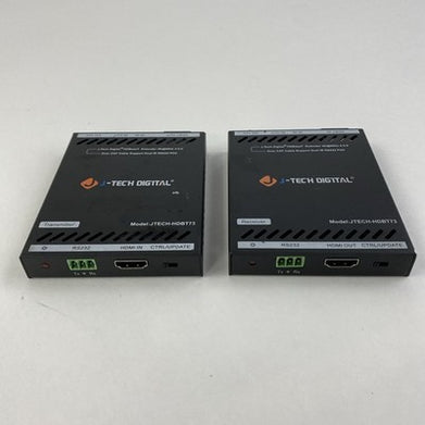 J-Tech Jtech-HDBT73 Digital HDBaseT HDMI Extender Transmitter and Receiver No AC