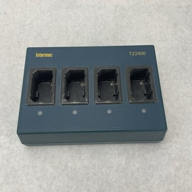Intermec TZ2400 4 Bay Four Slot Battery Charger Charging Station 2425 2435 5020