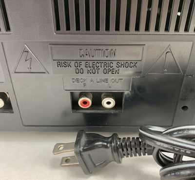 Denon DN-770R Stereo Double Casette Tape Deck - Parts or Repair