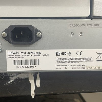 Epson Stylus Pro 4880 Wide Format Ink Jet Printer