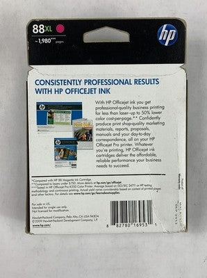 HP C9392AN 88XL Magenta Ink Exp. Sep 2012 (Lot of 3)