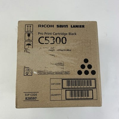 Ricoh Savin Lanier 828597 C5300 Pro Print Toner Cartridge Black Genuine - New