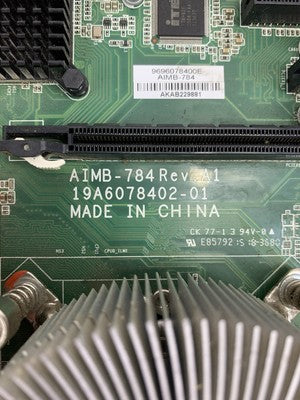 Advantech AIMB-784 Motherboard Intel Core i5-4570 2.9GHz 4GB RAM w/ Shield