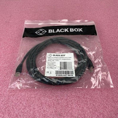 Black Box EVNSL647-0010 GigaTrue Cat6 550MHz 10ft 24AWG Stranded UTP (Lot of 15)